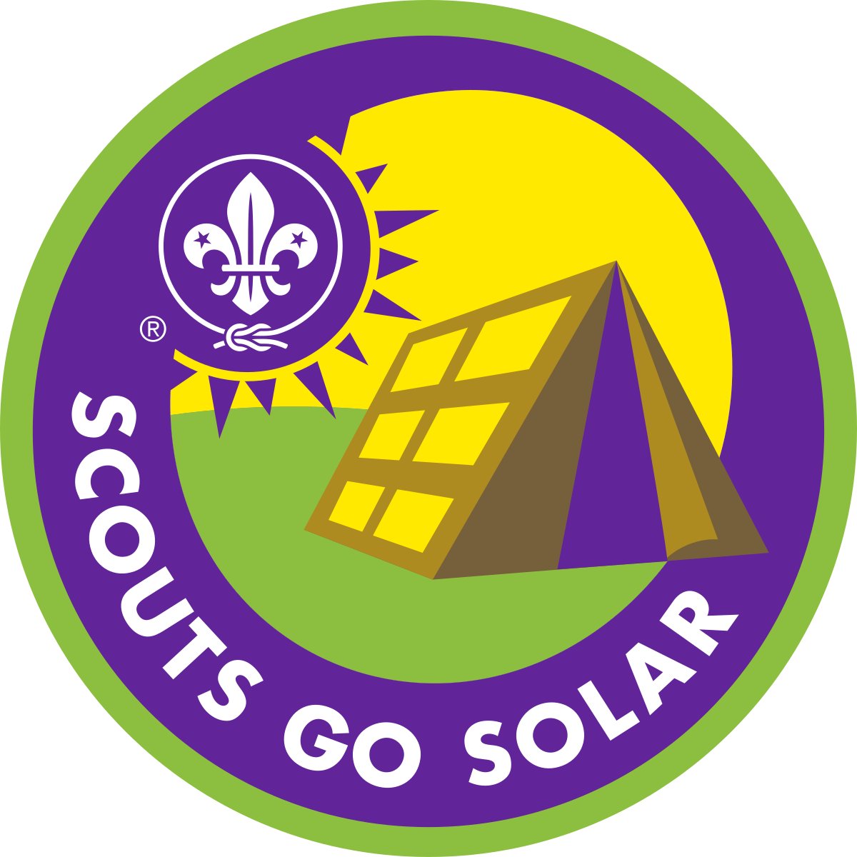 Logo Scouts Go Solar